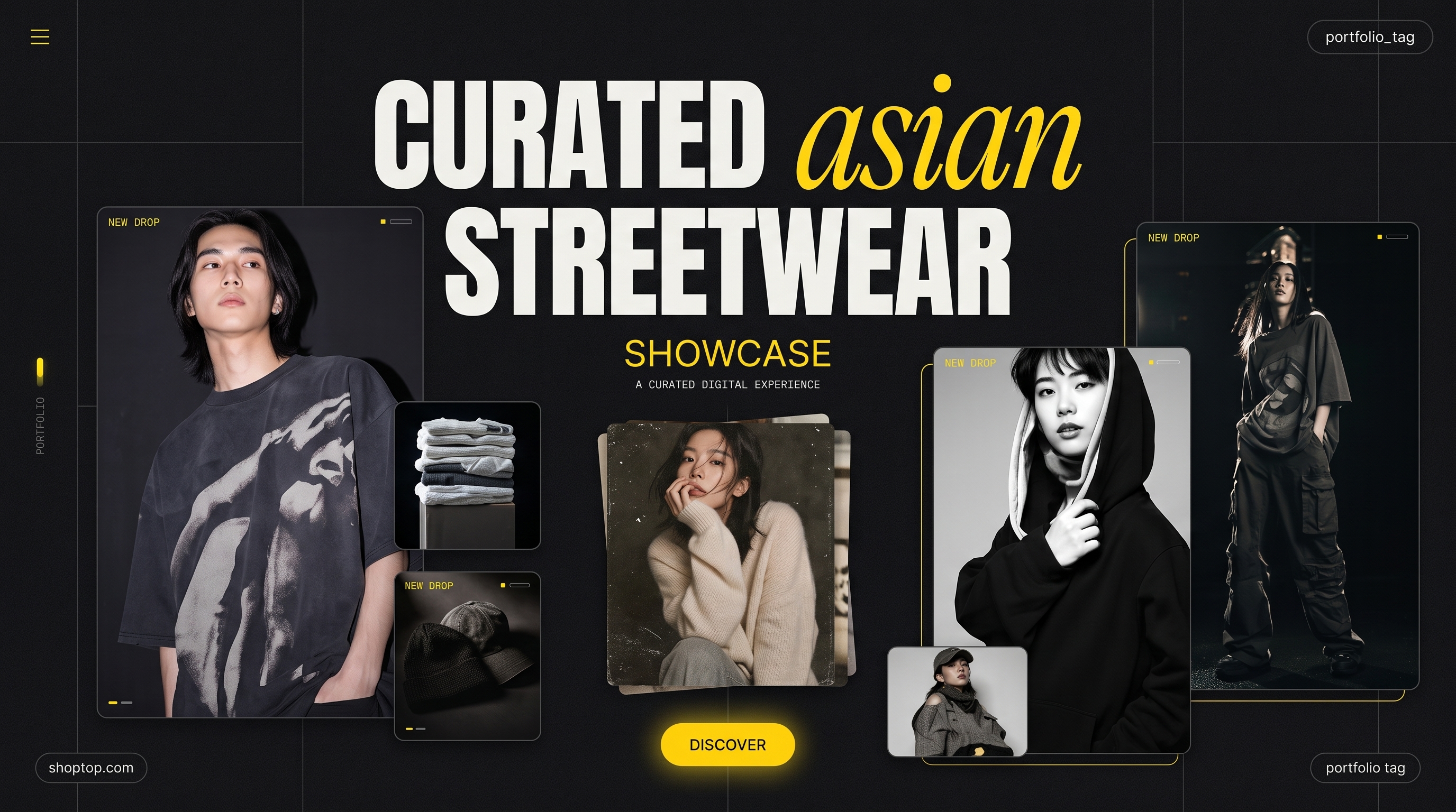 Curated Asian Streetwear & High-Velocity Drop Grid